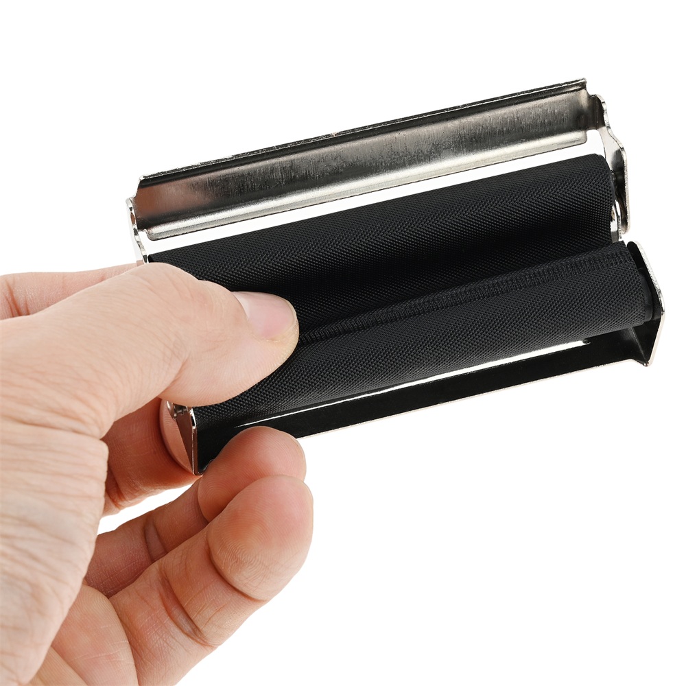 field strip cigarette 78mm Manual Cigarette Roller Metal Cigarette Rolling Machine with Lid  Durable